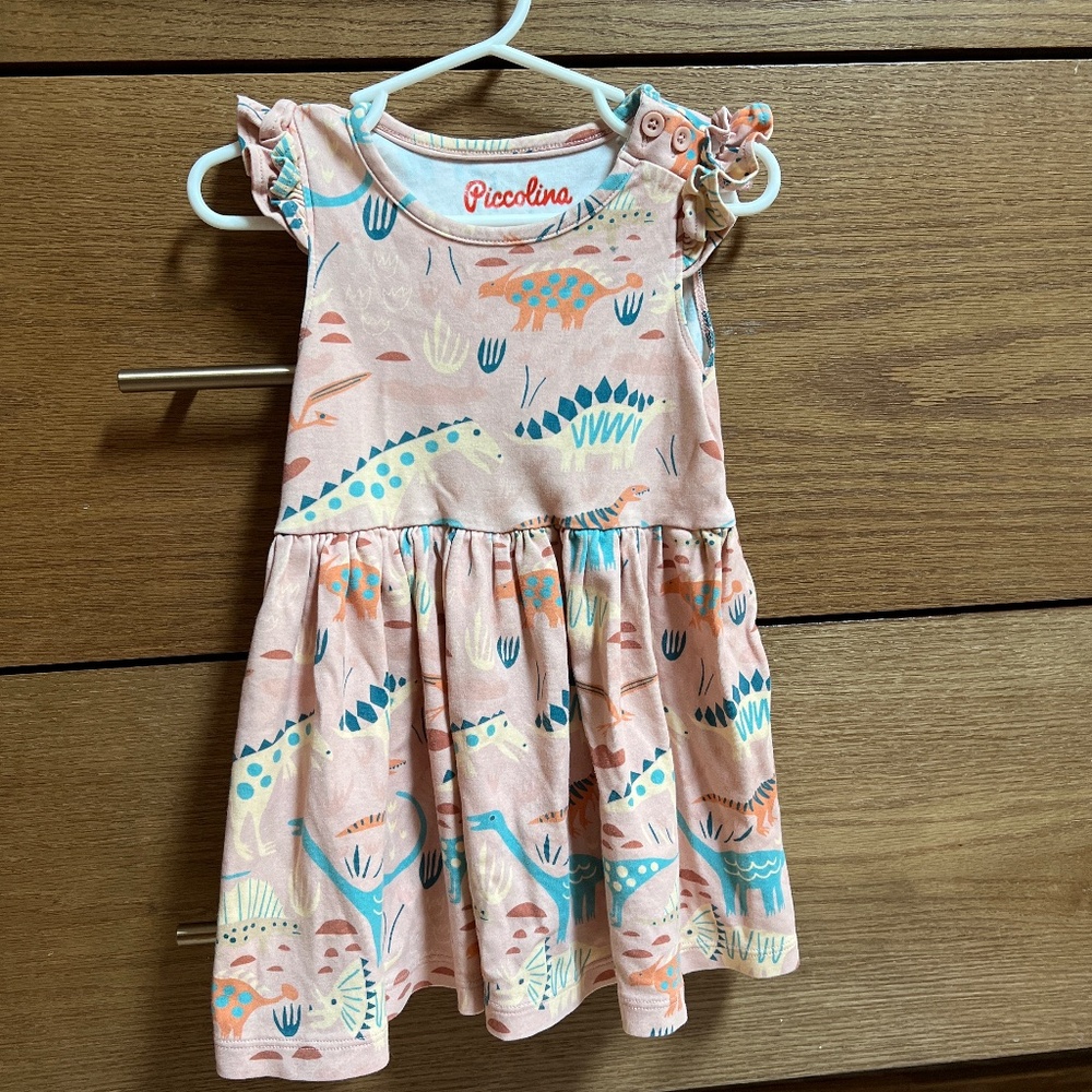Piccolina Dinosaur Dress 3T